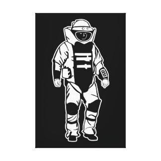 Bomb Suit EOD Big Vinyl Decal – Durable Outdoor Sticker For Cars, Laptops, Windows