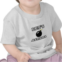 Bombardeemos el asma camisetas