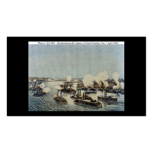 Bombardment and Capture of Island Number Ten Business Card