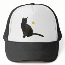 Bombay Cat & Butterfly Mesh Hat