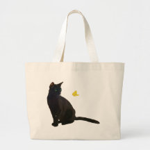 Bombay Cat & Butterfly Tote Bag