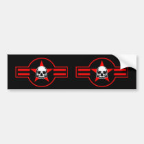 BOMBER BONEZ AND THE FLYING SKULLS bumper stickers