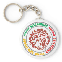 BOMBER-HEAD-RASTA KEY CHAIN