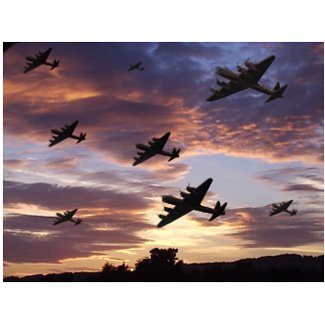 Bomber Stream postcard