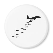 bombing bomber magnets