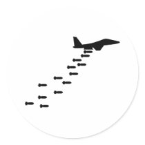 bombing bomber stickers by Tomaniac bombing bomber stickers