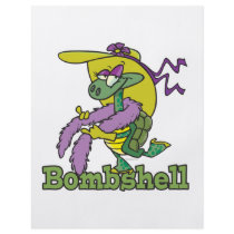 bombshell glam girly turtle tortoise cartoon flyers