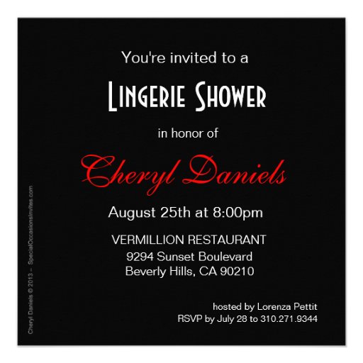 Bombshell Lingerie Leopard Corset Bridal Shower Invitation