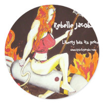 Bombshell, Rebelle Jacobs, www.RebelleJacobs.co... stickers