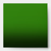 Bombshell Zebra Bottle Green Birthday Square Envelopes
