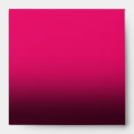Bombshell Zebra Hot Pink Birthday Square Envelope
