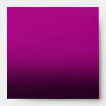 Bombshell Zebra Orchid Birthday Square Envelope