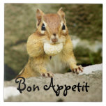 Bon Appetit Chipmunk Trivet Tile