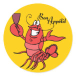 Bon Appetit Lobster stickers
