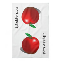 Bon Appétit Red Apple Towel kitchen towels