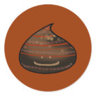 round_sticker - Cute bon bon chocolate, the background color is customizable. round_sticker - Cute bon bon chocolate, the background color is customizable.