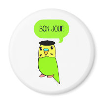 Bon Jour! Fridge Magnets
