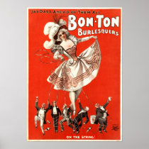 Bon Ton Burlesquers 365 days ahead of them all Print