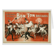 Bon Ton Burlesquers, Greeting Card