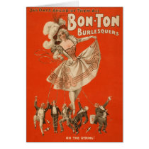 Bon-Ton Burlesquers! - Greeting Card by bontondesigns Bon-Ton Burlesquers! - Greeting Card