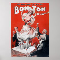 Bon Ton Burlesquers - Vintage Burlesque Poster