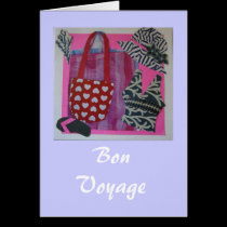 Bon Voyage card cards