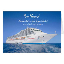 Bon Voyage Cruise Cards
