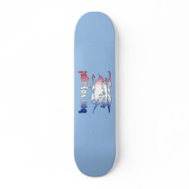 Bon Voyage Good Trip in French Vacations Travel Skate Deck