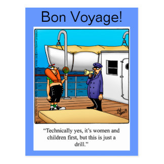 Funny Bon Voyage Postcards 