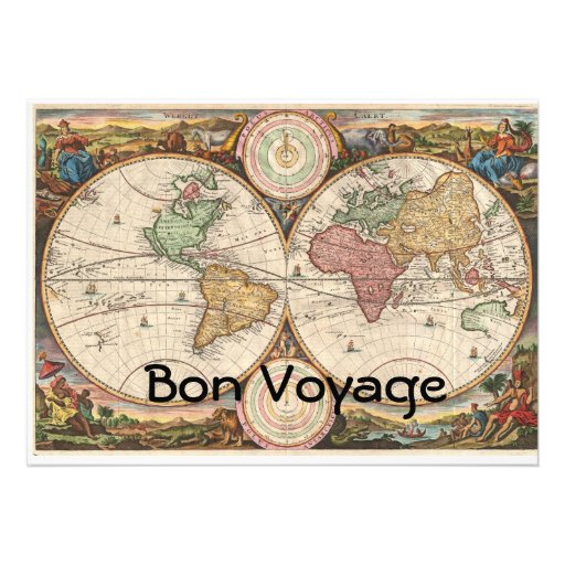Bon Voyage Personalized Announcement
