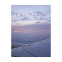 Bon Voyage Window Seat Postcard - Customized