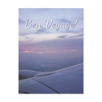Bon Voyage Window Seat Postcard - Customized