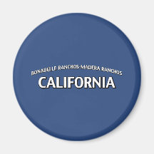 Bonadelle Ranchos-Madera Ranchos California Refrigerator Magnet