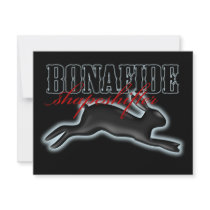 Bonafide Shapeshifter-Rabbit invitations