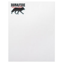 Bonafide Shapeshifter-Wolf letterhead
