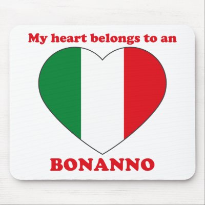 Bonanno Mouse Mat by ValentinesDayTshirts