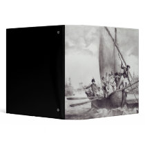 Bonaparte family arriving in Toulon Vinyl Binders