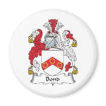 Bond Family Crest magnets by coatsofarms Bond Family Crest magnets
