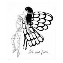 Bondage fairy - poster/print by satanslandlady Bondage fairy - poster/print