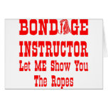 Bondage Instructor Let Me Show You The Ropes cards