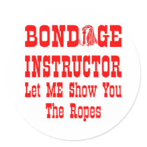 Bondage Instructor Let Me Show You The Ropes stickers