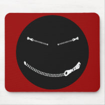 Bondage Smiley Mousepad by MDKgraphics Bondage Smiley Mousepad