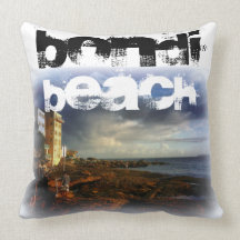 Bondi Beach Cushion Throw Pillow