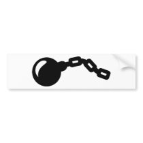 Bonds Ball Bumper Sticker