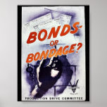 Bonds Or Bondage, Production Drive Committee posters