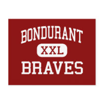 Bondurant - Braves - Middle - Frankfort Kentucky postcards by customteamsportswear Bondurant - Braves - Middle - Frankfort Kentucky postcards