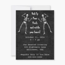 Bone Boogie Halloween Invitation invitations