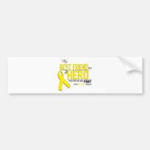 Bone Cancer Awareness: Best Friend Bumper Sticker