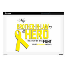 Bone Cancer Awareness:  brother in law Laptop Skin