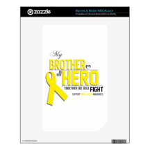 Bone Cancer Awareness:  brother Decals For The NOOK Color